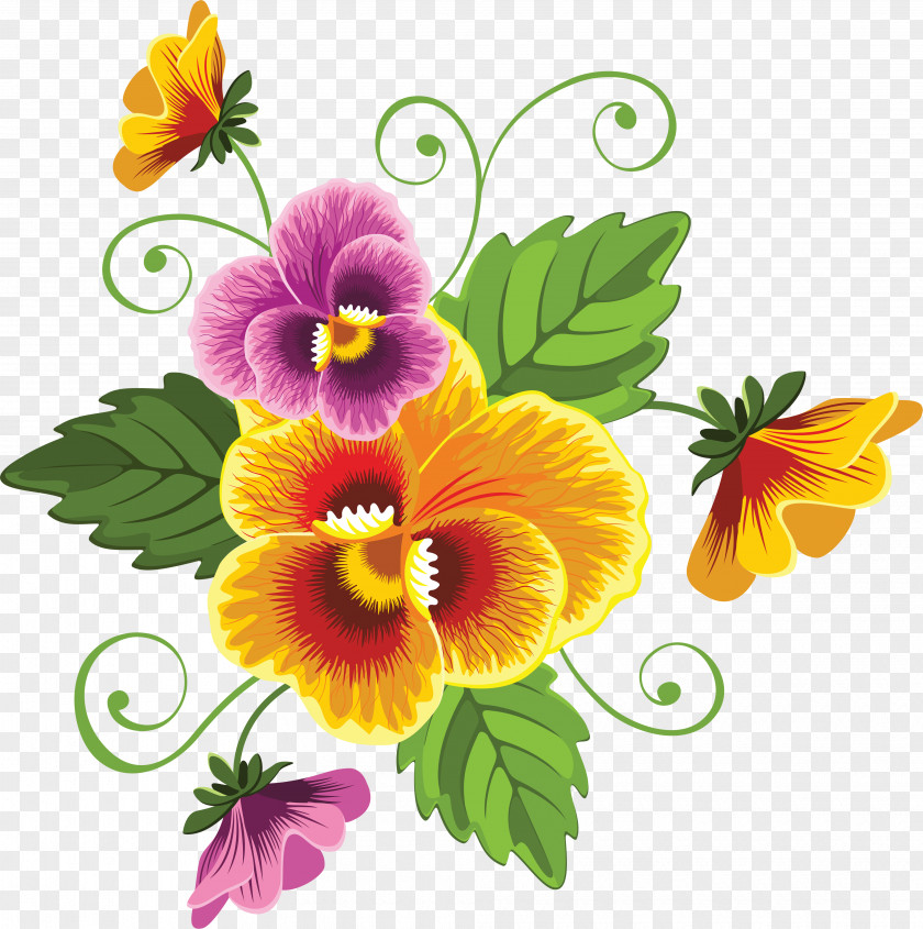 Chamomile Pansy Stock Photography Royalty-free Clip Art PNG