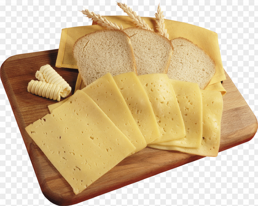 Cheese Butterbrot White Bread Milk Breakfast PNG