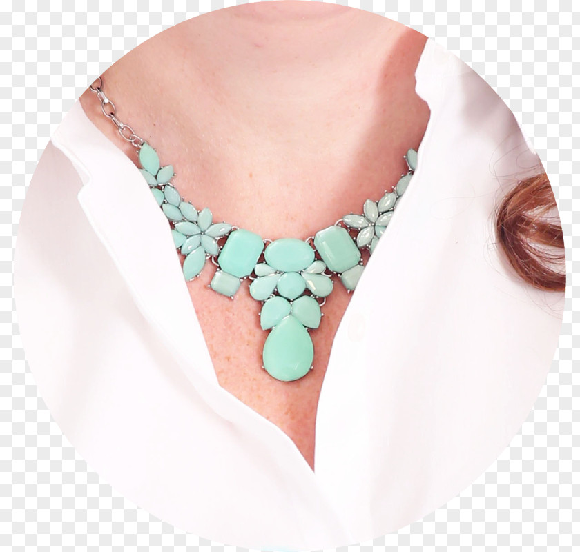 Necklace Turquoise Amanda Creation Chain PNG