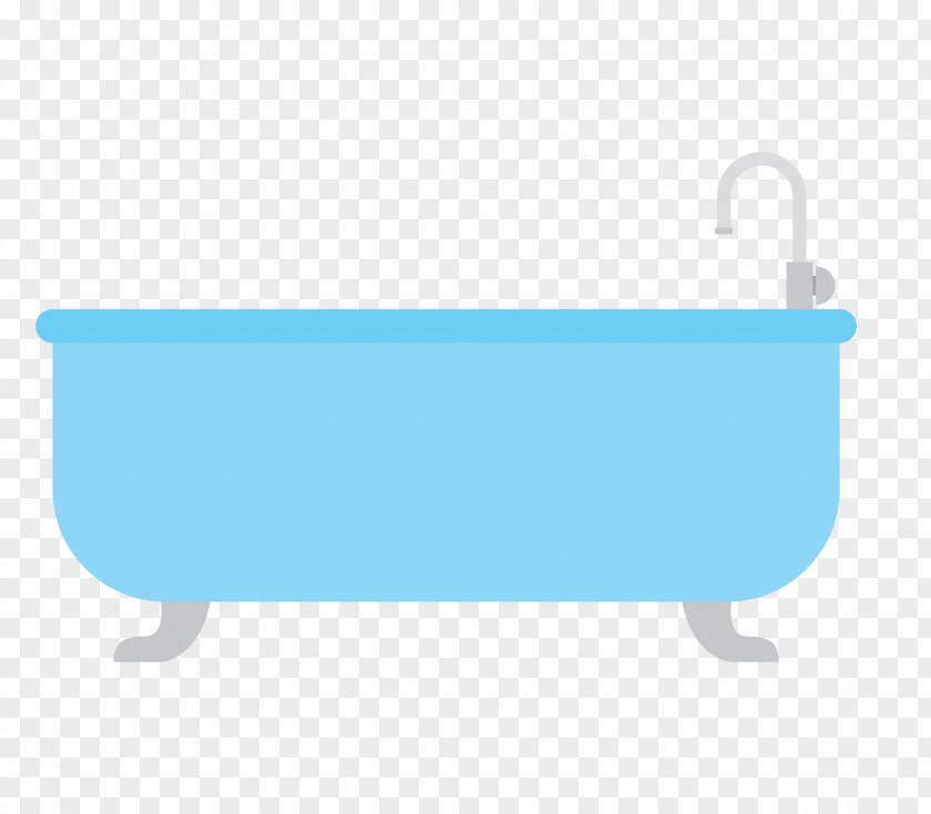 Vector Bathtub Blue Brand Pattern PNG