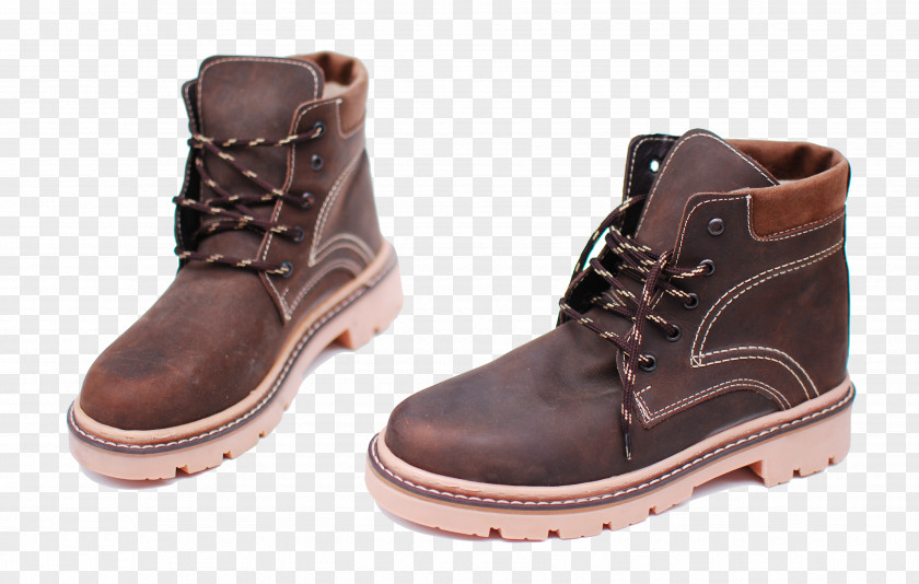 Boot Snow Leather Fashion Shoe PNG