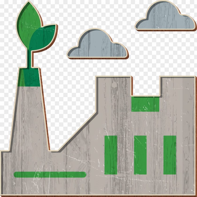 Eco Factory Icon Mother Earth Day Ecology PNG