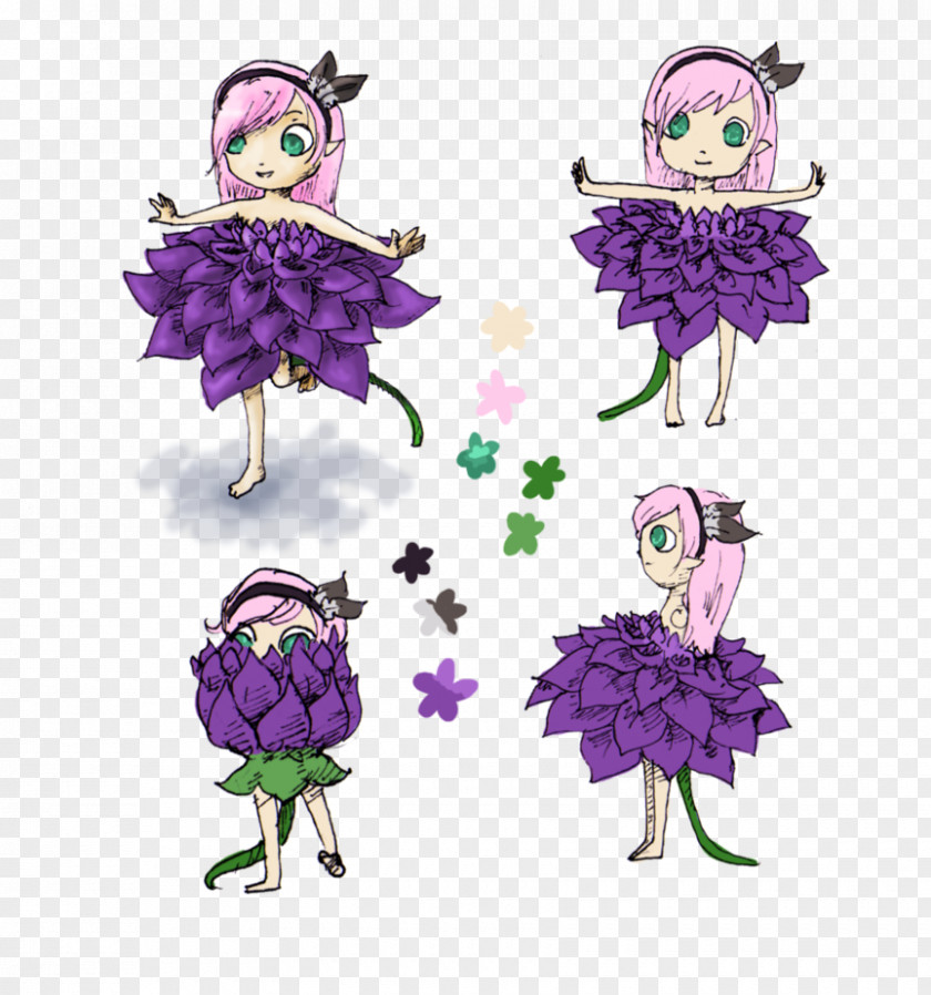 Fairy Cartoon Flowering Plant PNG