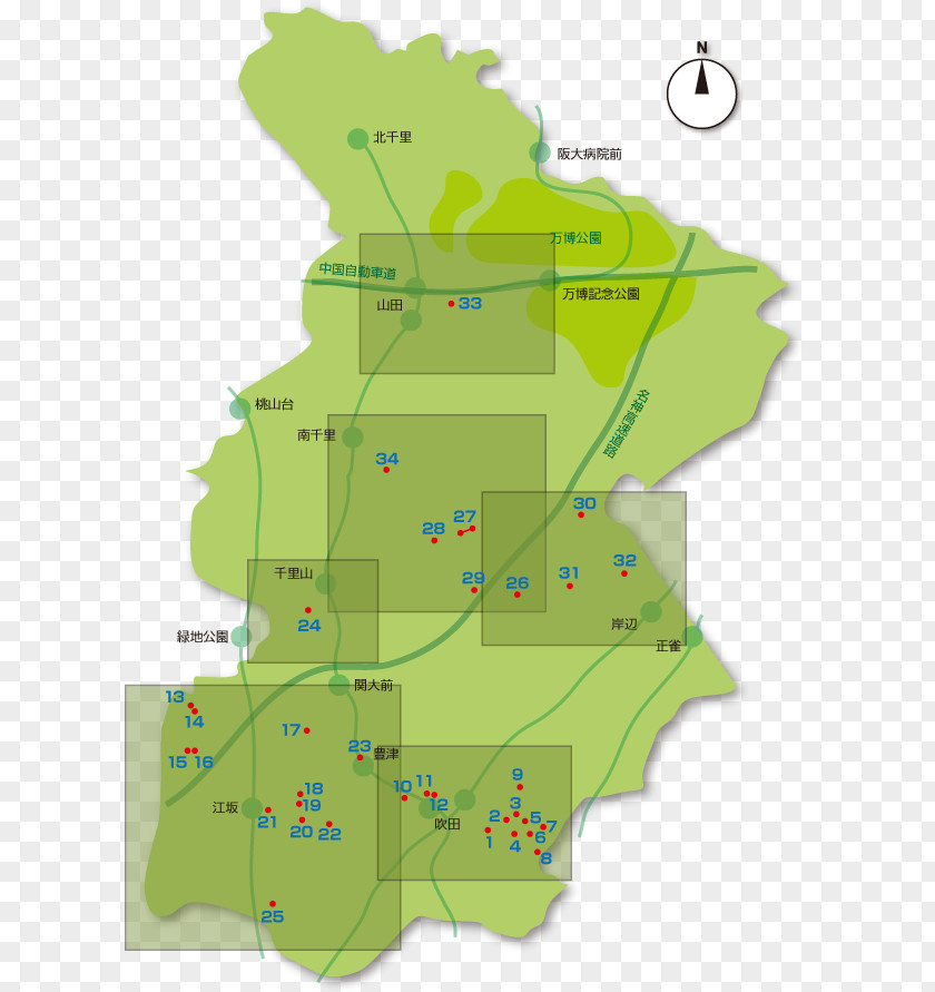 Map Land Lot Ecoregion PNG