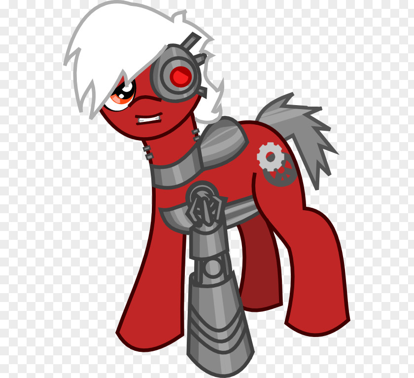 Pac Man Pony Horse Robotic Arm PNG