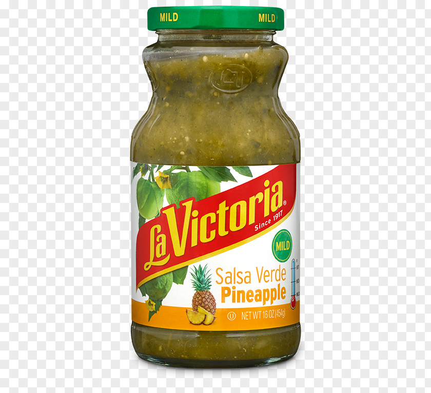 Pineapple Slice Salsa Verde Relish La Victoria Food PNG