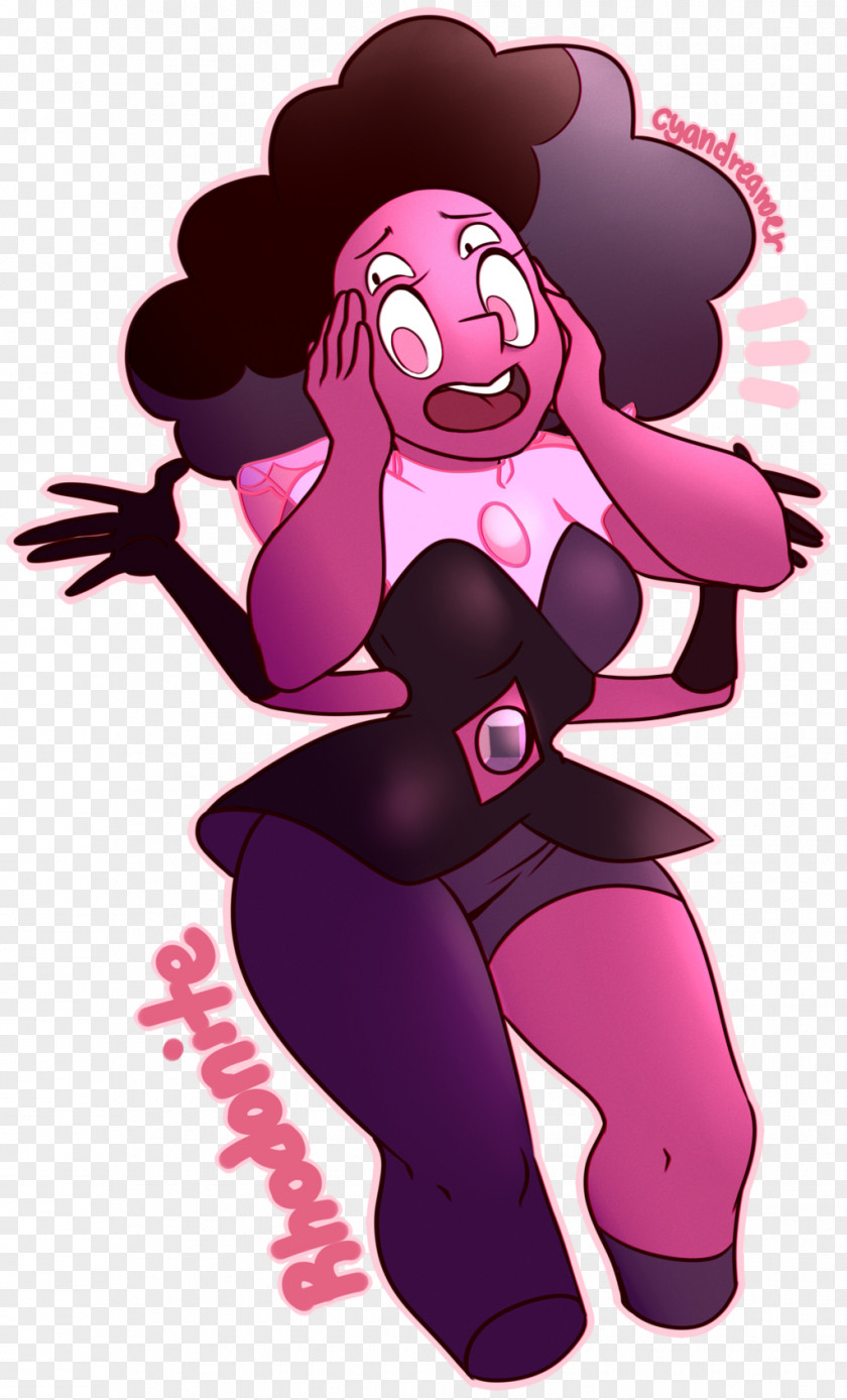 Pink Shading Rhodonite Fan Art Drawing Off Colors PNG