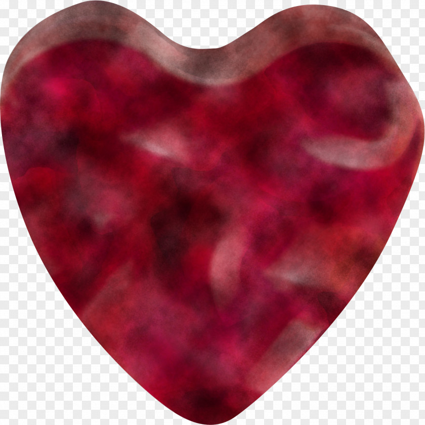Red Heart Pink Maroon Purple PNG