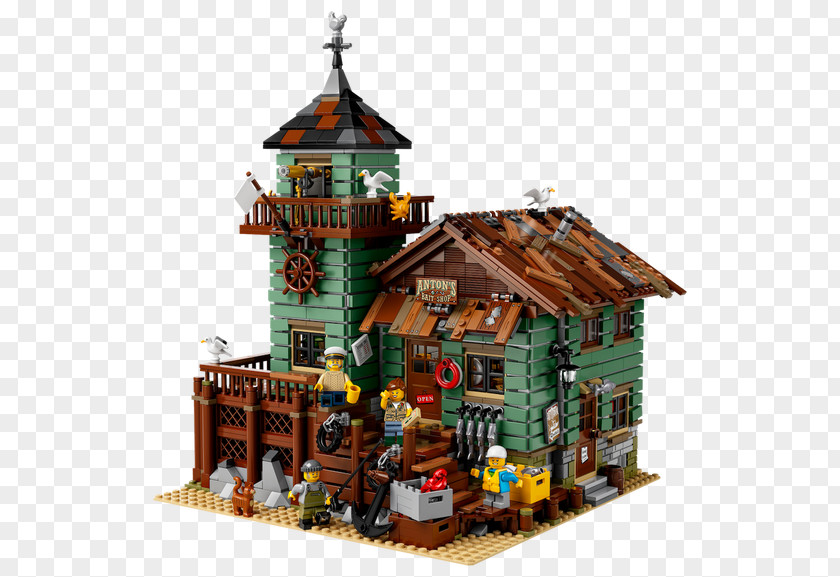 Toy LEGO 21310 Ideas Old Fishing Store Lego Hamleys PNG