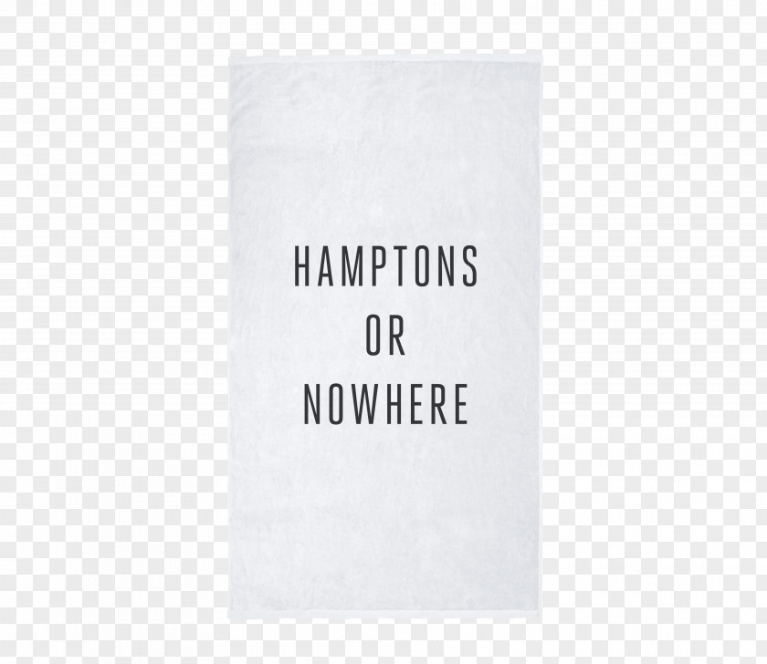 Beach The Hamptons Towel Rectangle Brand Font PNG
