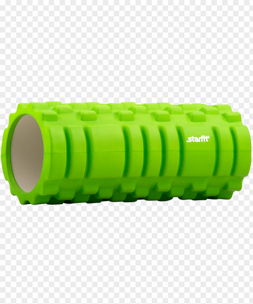 Foam Roller Physical Fitness Massage Muscle Green Artikel PNG