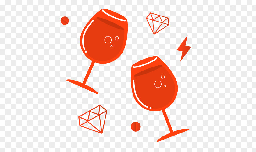 Free Wine Goblet Diamond Pull Material Graphic Design Clip Art PNG