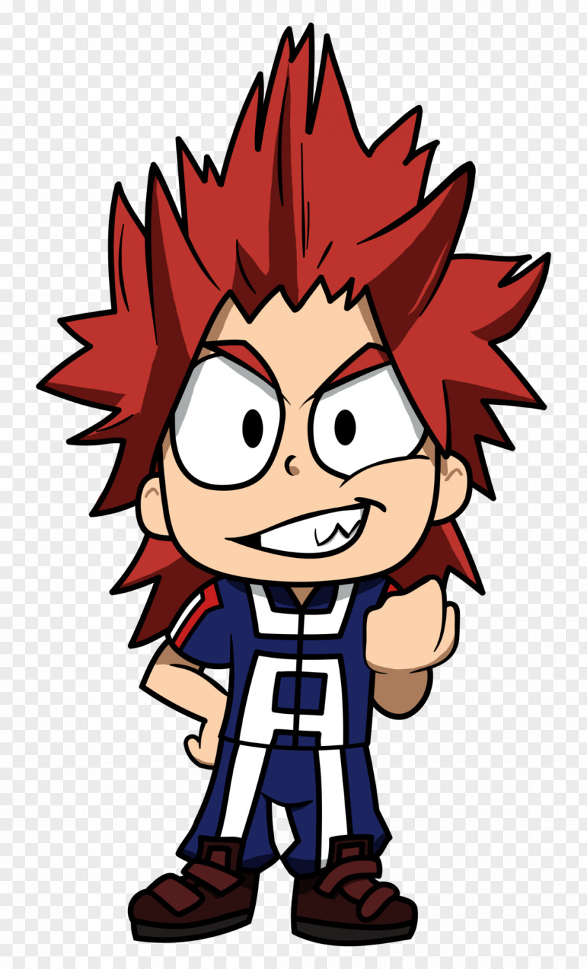 Kirishima Hero Fan Art Clip PNG