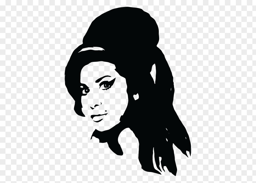 Mural Amy Winehouse Adhesive Sticker Drawing Paper PNG