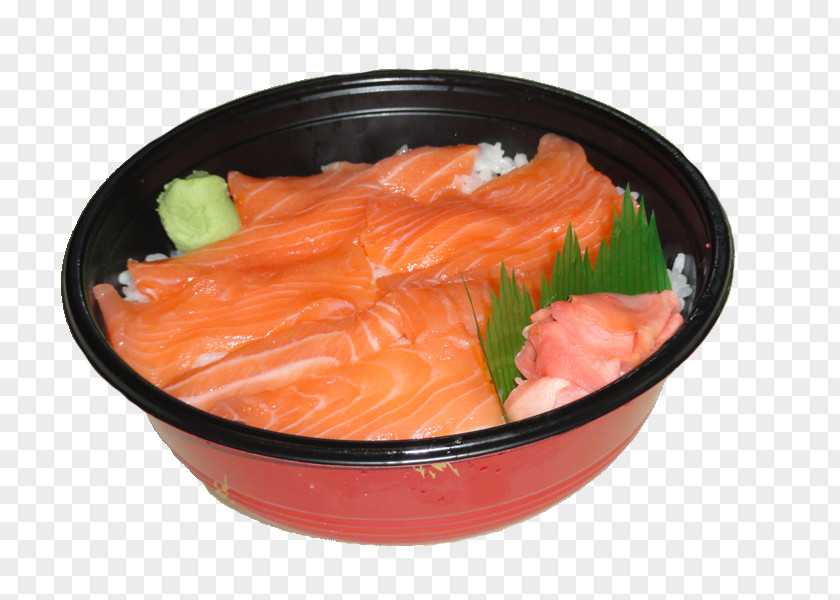 Salmon Sushi Sashimi Smoked Donburi Tekkadon PNG