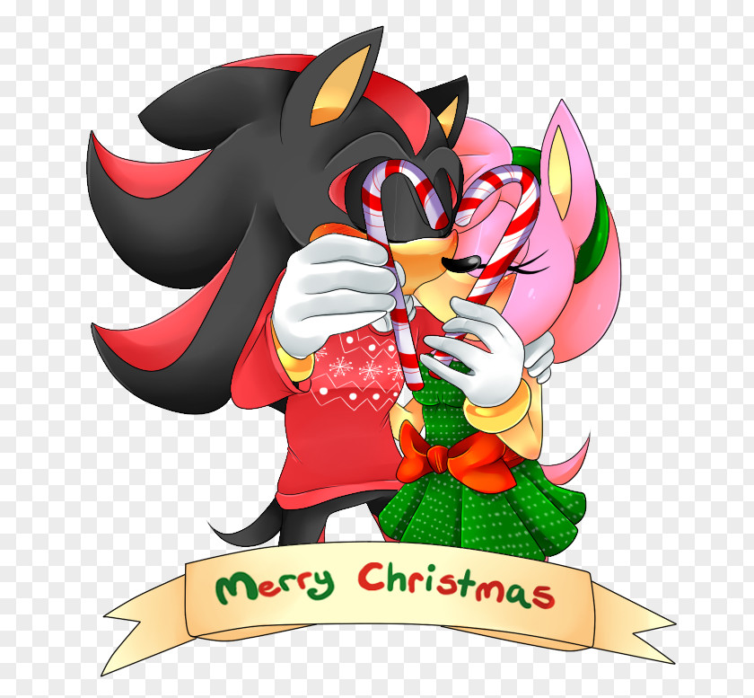 Sonic The Hedgehog Shadow Amy Rose Christmas PNG