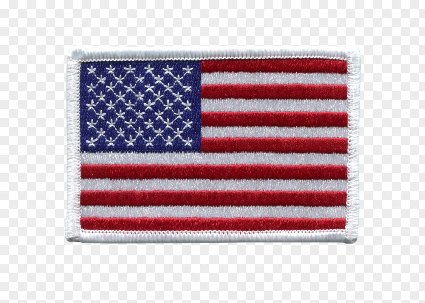 BORDER FLAG Flag Of The United States Patch Canada Embroidered PNG