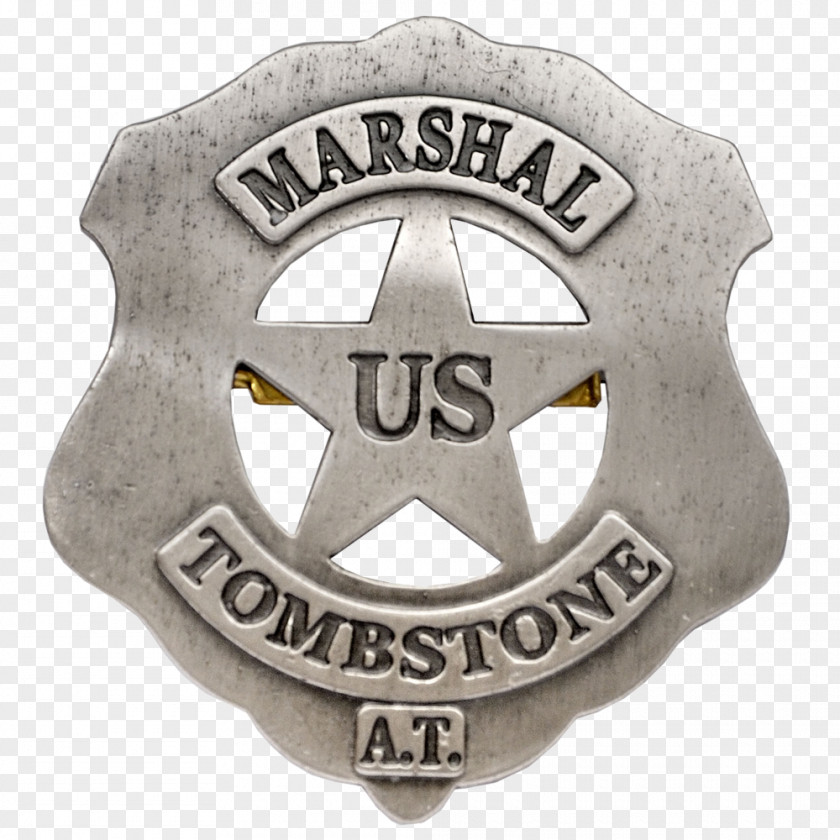Cowboy Badge Tombstone Gunfight At The O.K. Corral American Frontier United States Marshals Service PNG