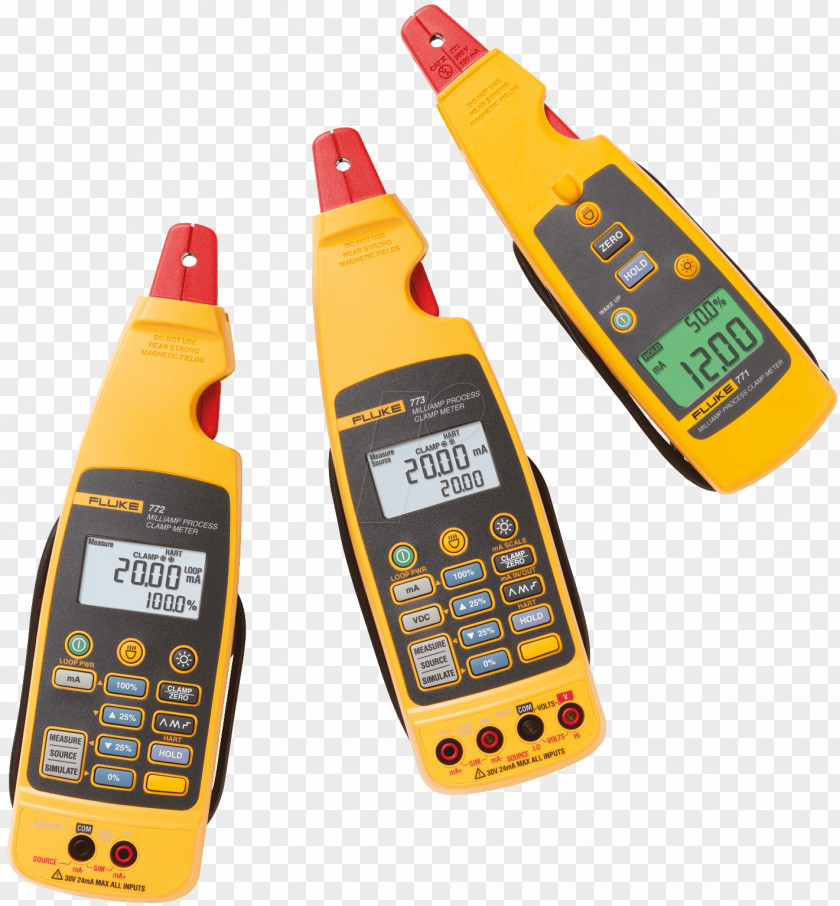 Fluke Corporation Current Clamp Multimeter Loop Ampere PNG