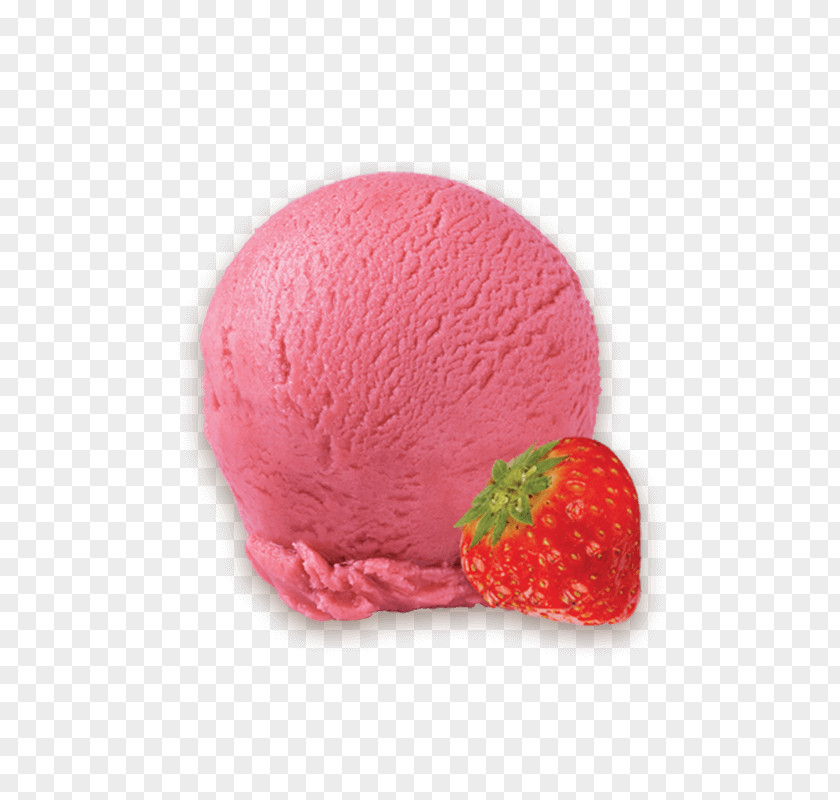 Ice Cream Sorbet Strawberry PNG