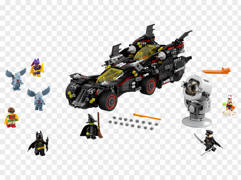 Lego Batman Alfred Pennyworth Batgirl Robin Batmobile PNG