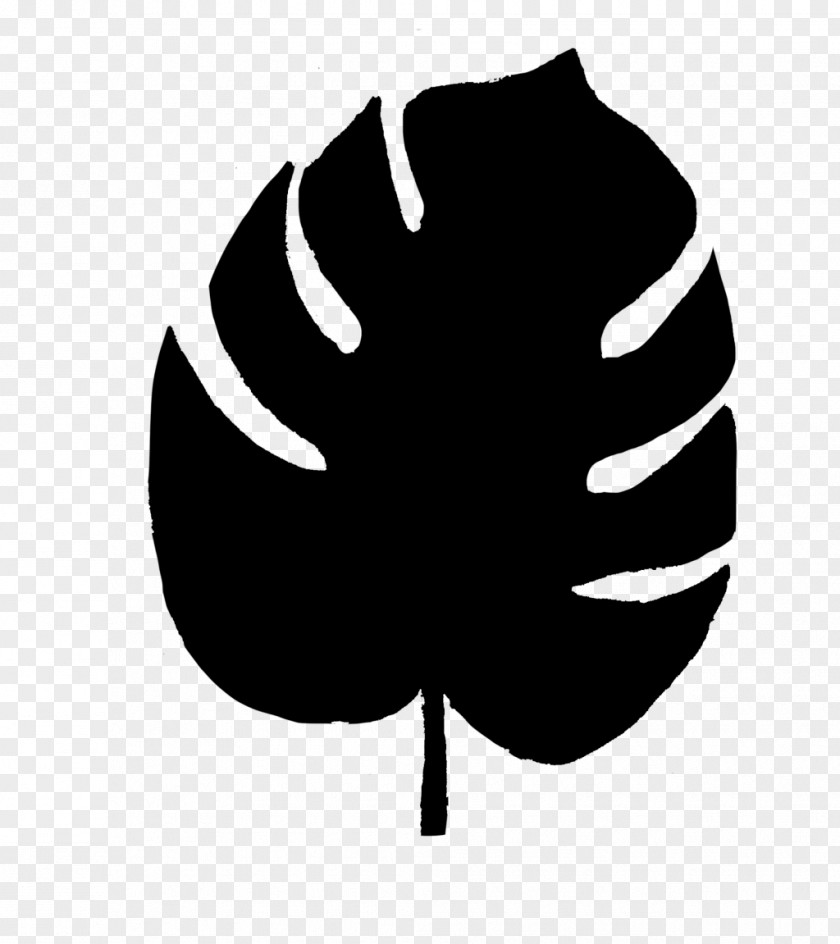 M Leaf Clip Art Silhouette Tree Black & White PNG