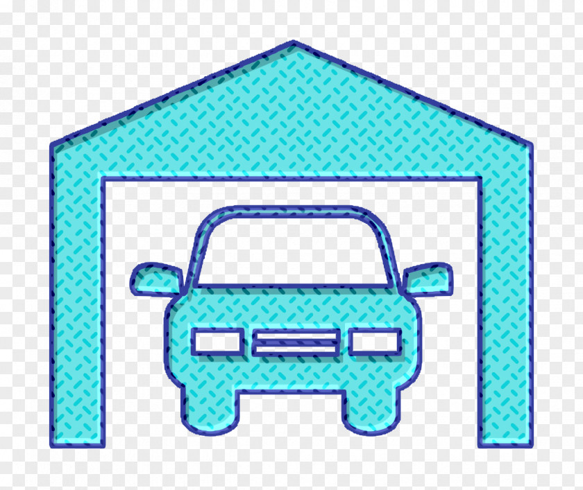 Transport Icon Car In A Garage Park PNG