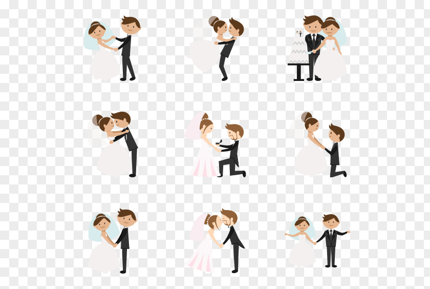 Wedding Couple Invitation Marriage Clip Art PNG