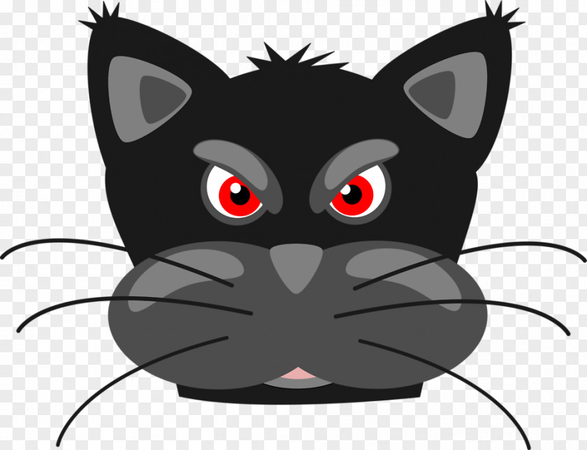 Black Cat Illustrations Kitten Felidae Dog Clip Art PNG
