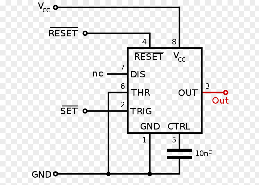 Electronic Circuits 555 Timer IC Monostable Electronics Flip-flop PNG