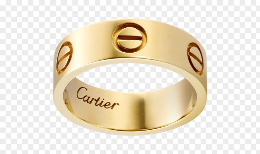 Ring Cartier Jewellery Love Bracelet Gold PNG