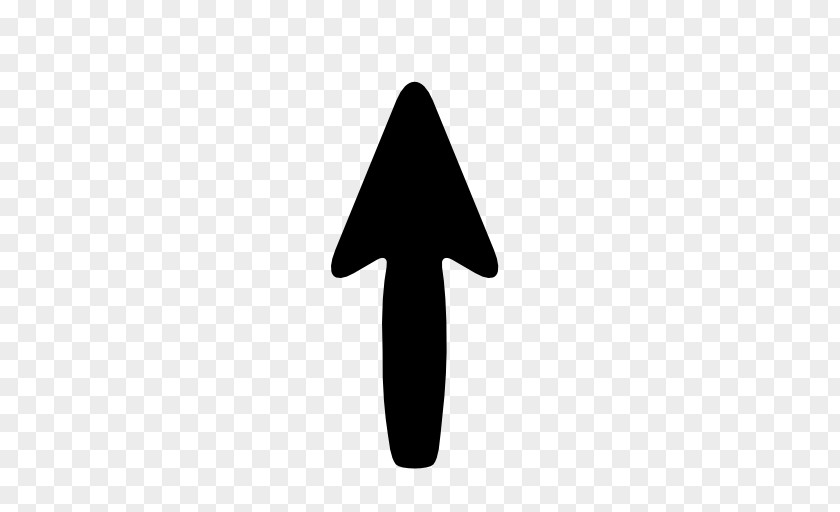 Rising Arrow Triangle Silhouette Shoe Font PNG