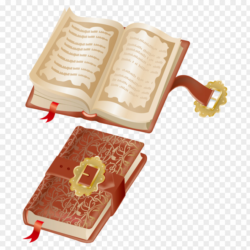 Ancient Books Book Cover Design Used PNG