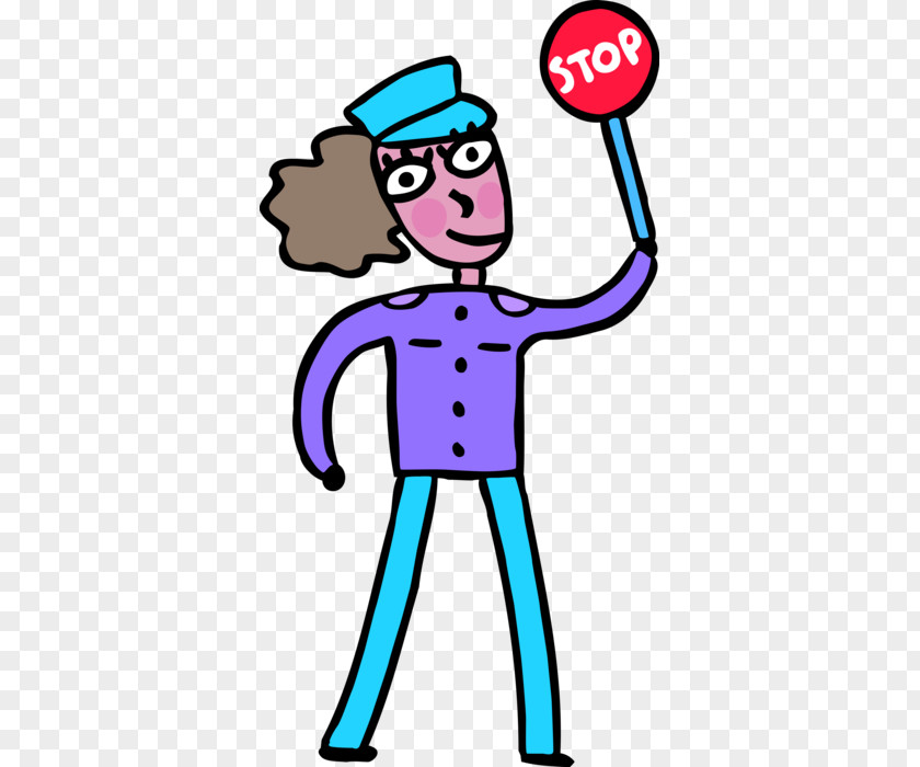 Female Crossing Guard Clip Art Vector Graphics Illustration Image PNG