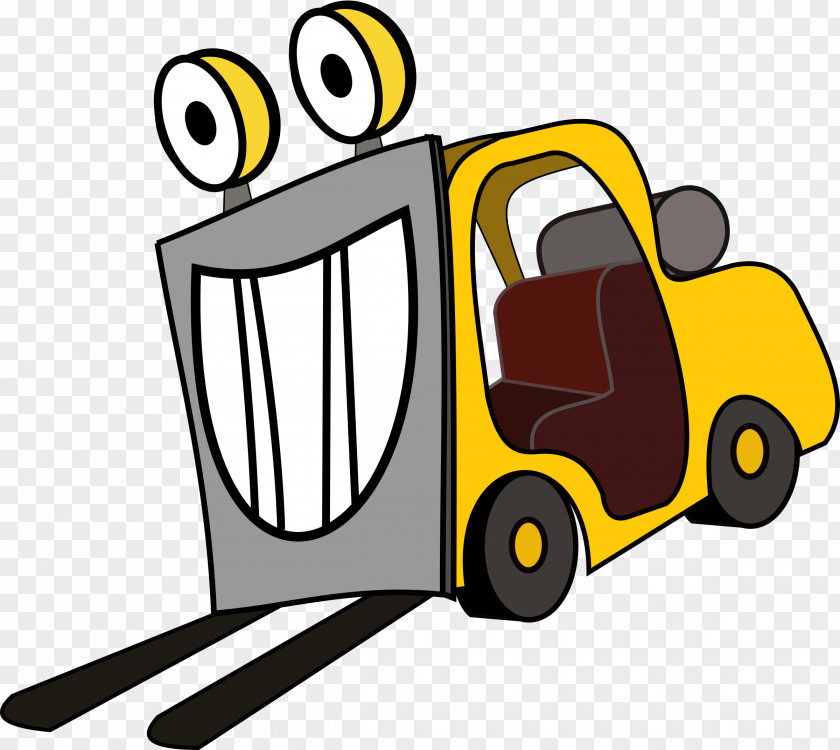 Forklift Public Domain Clip Art PNG