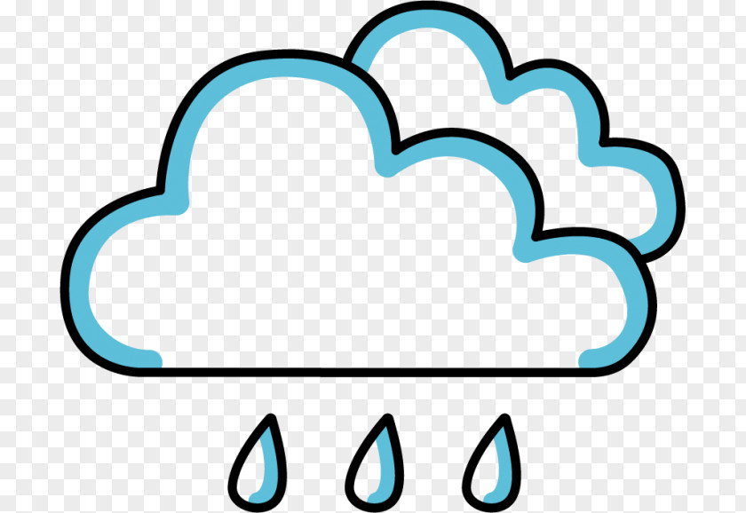 Rain Inside A Zoo In The City Cloud Drawing Clip Art PNG