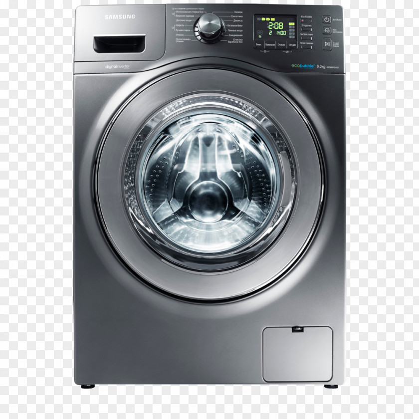 Samsung Washing Machines Home Appliance Combo Washer Dryer Clothes Galaxy S8 PNG