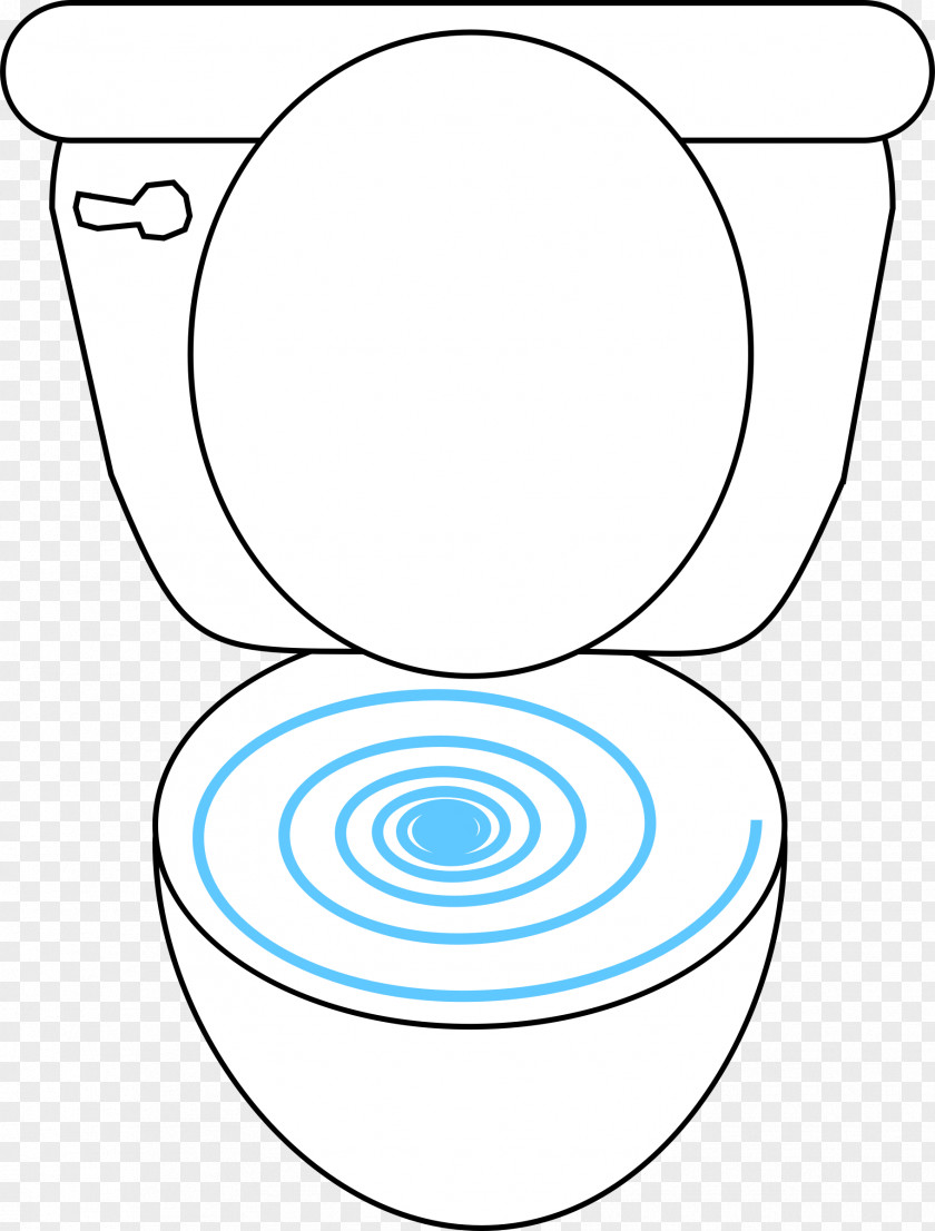 Toilet Top View Flush Bathroom Clip Art PNG
