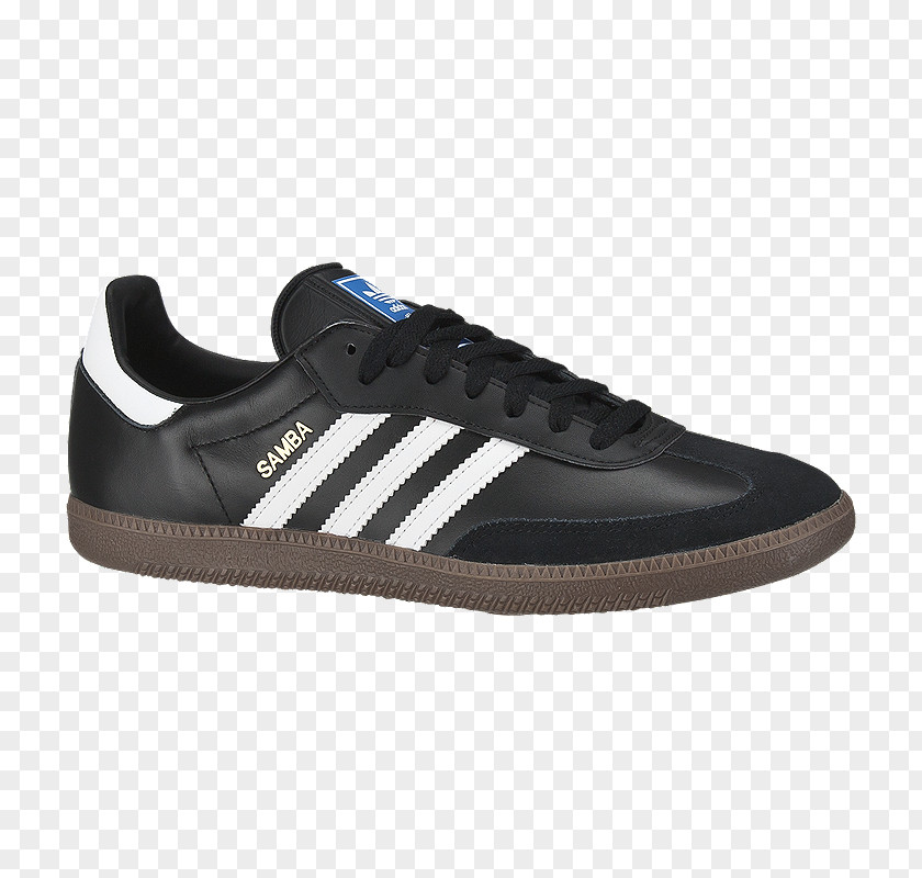 White/Black Sports Shoes Adidas Men's SambaAdidas Samba Classic Indoor Soccer Shoe PNG