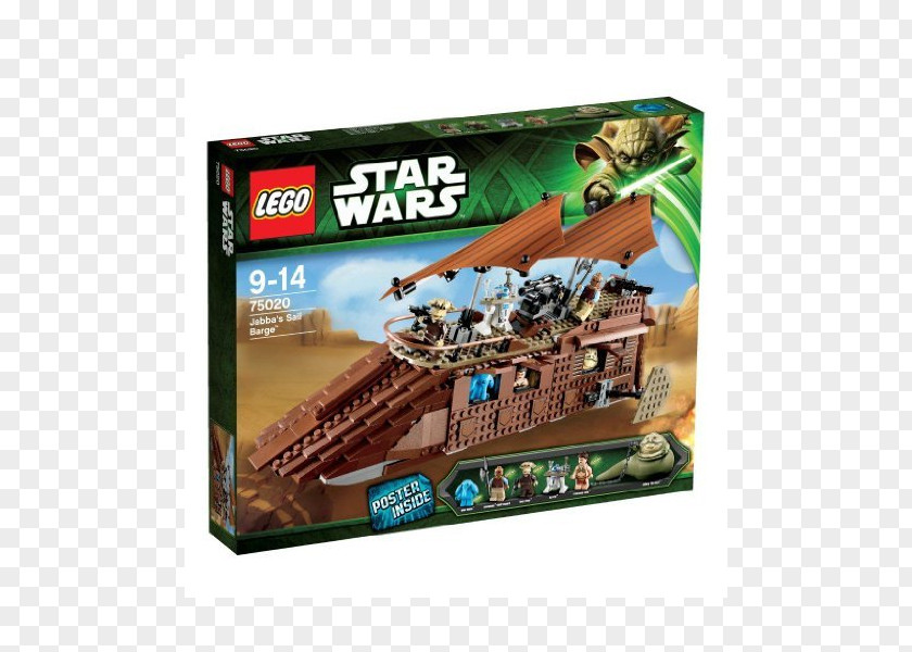 Jabba The Hutt Lego Star Wars LEGO 75020 Jabba's Sail Barge Minifigure PNG
