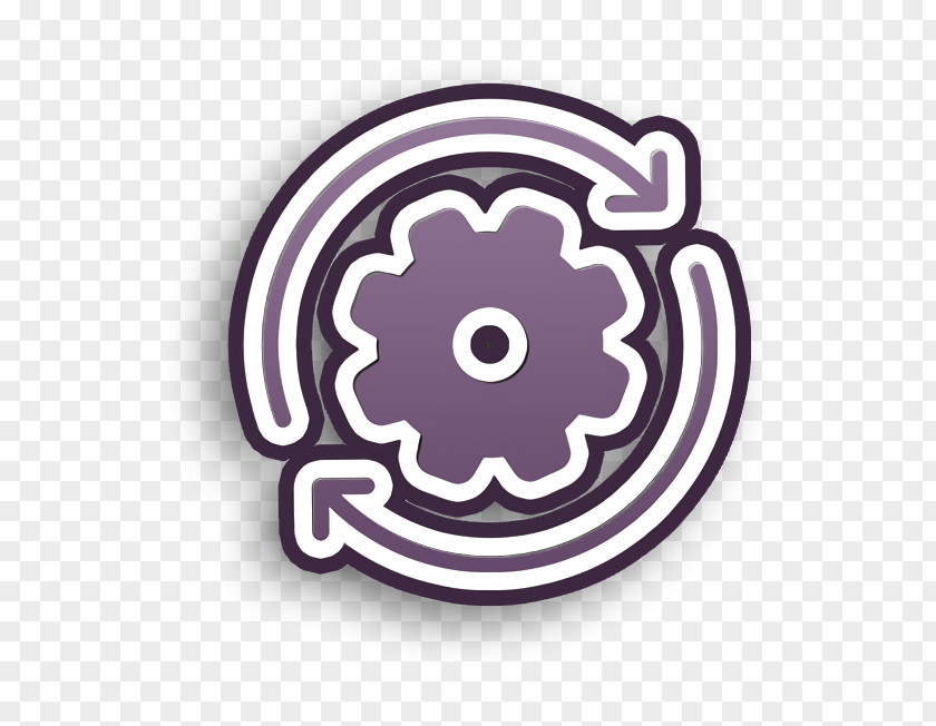 Labyrinth Logo Gear Icon Settings Business Set PNG