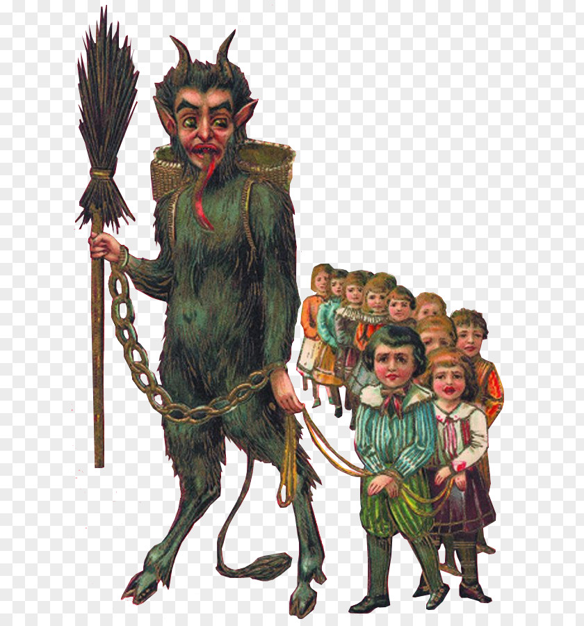 Child Krampus Costume Saint Nicholas Day PNG