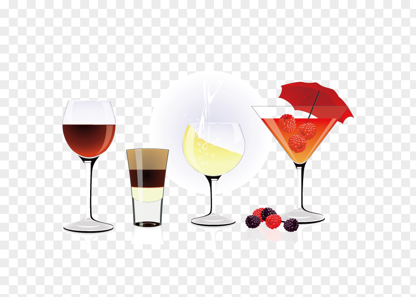 Coffee And Juice Margarita Drink Illustration PNG