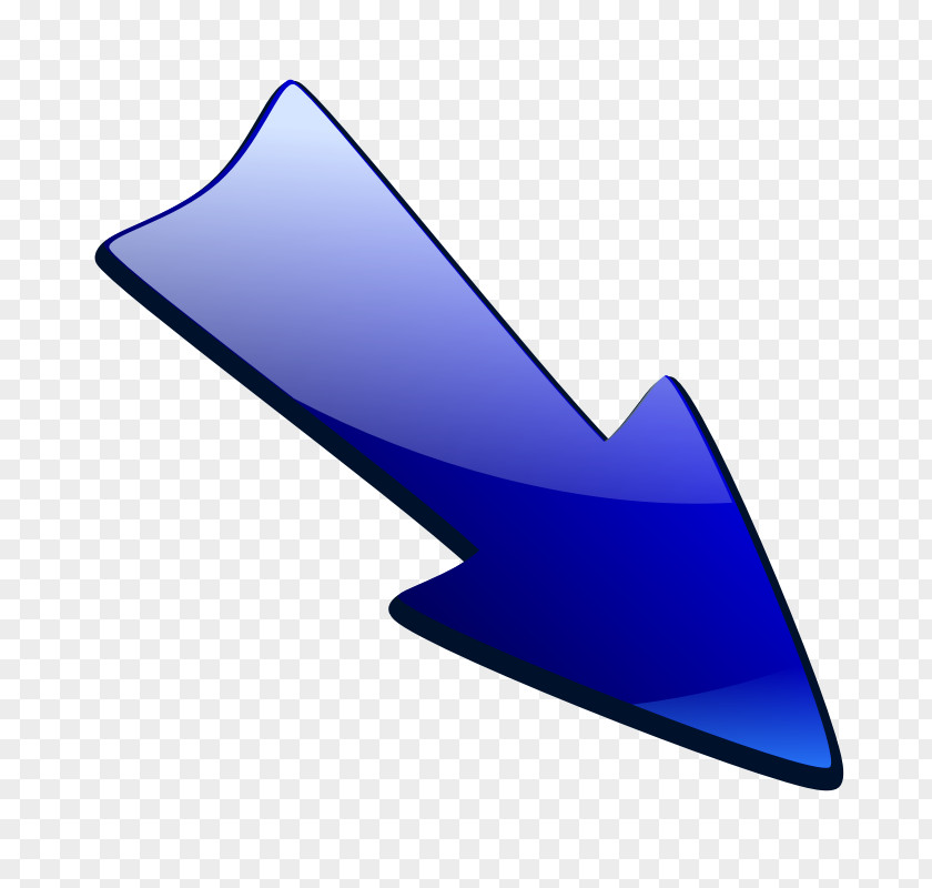 Down Right Arrow Clip Art PNG