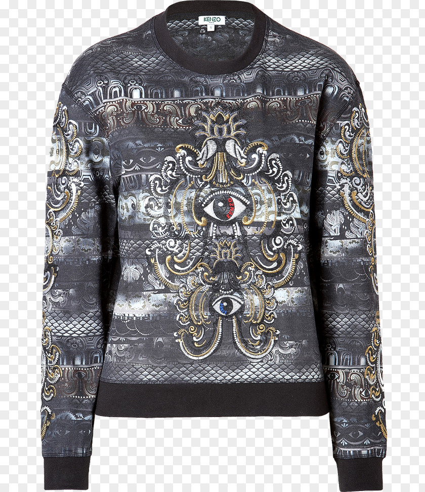 Embroidery Eye Long-sleeved T-shirt Sweater Jacket PNG