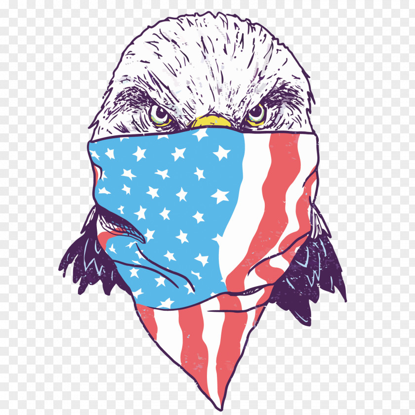Vector Face Of The Eagle T-shirt Clothing PNG