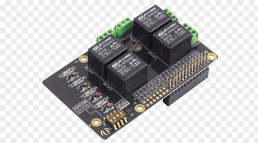 Computer Raspberry Pi Relay I²C BASIC Stamp Printed Circuit Board PNG