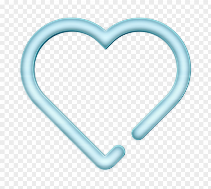 Creative Outlines Icon Heart PNG