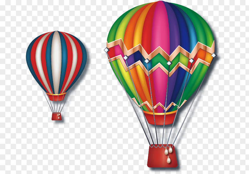 Decorative Parachute Balloon Icon PNG