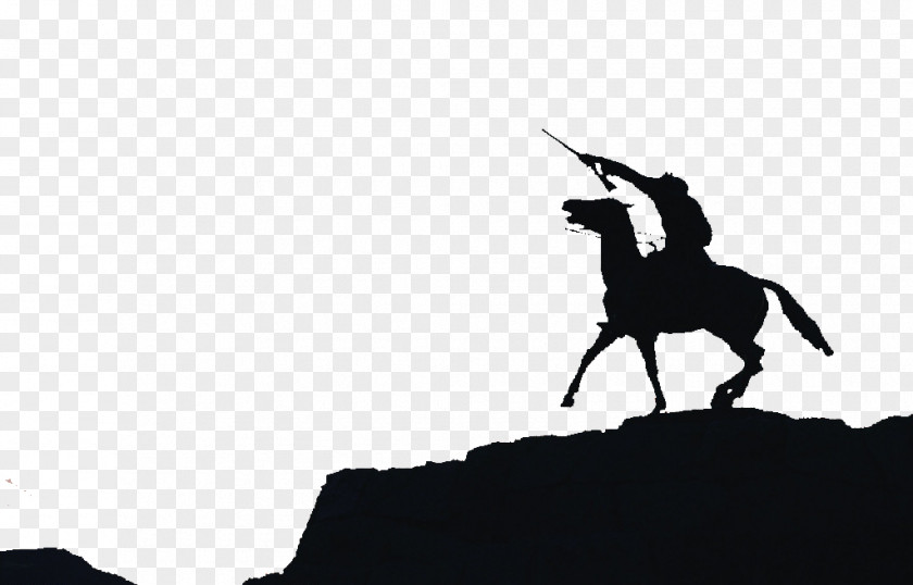 Horseback Soldier Silhouettes Silhouette Equestrian Photography PNG